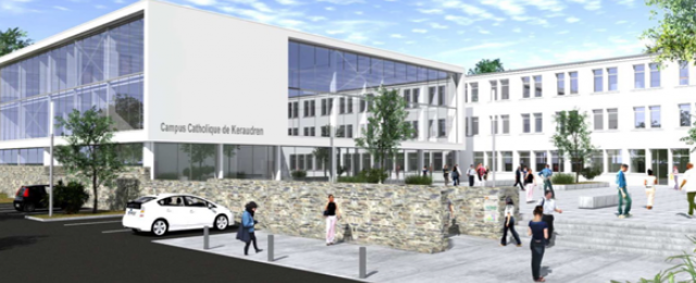 Projection campus Brest